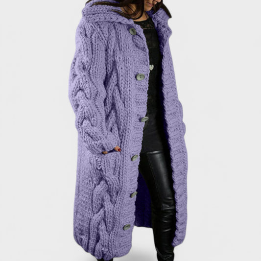 Sofia - Lang Strikket Cardigan