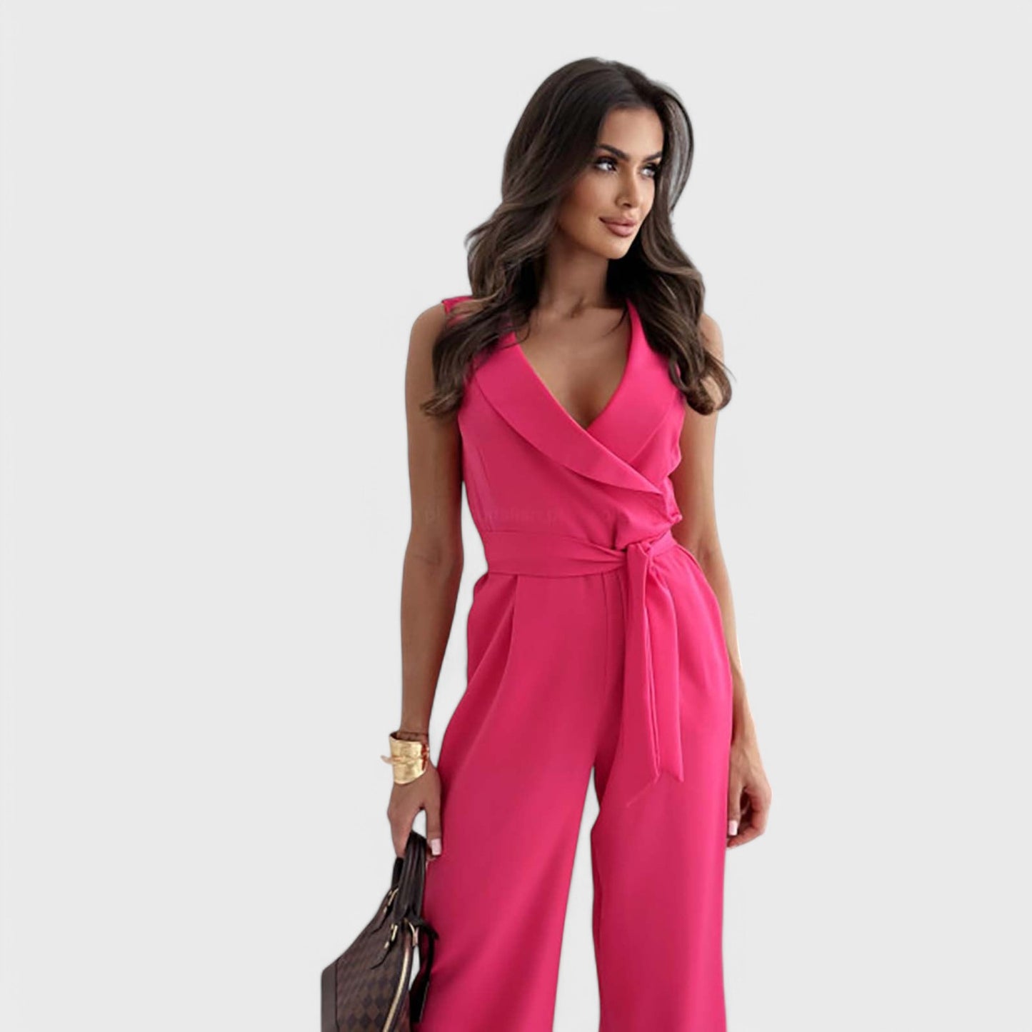 Angela - Udringet Jumpsuit Uden ærmer