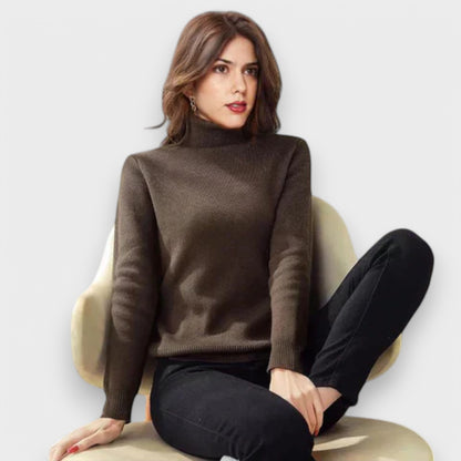 Rosine - Rullekravesweater Til Kvinder