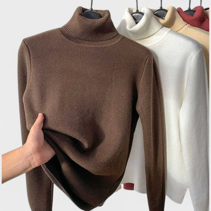Rosine - Rullekravesweater Til Kvinder