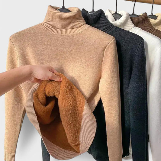 Rosine - Rullekravesweater Til Kvinder