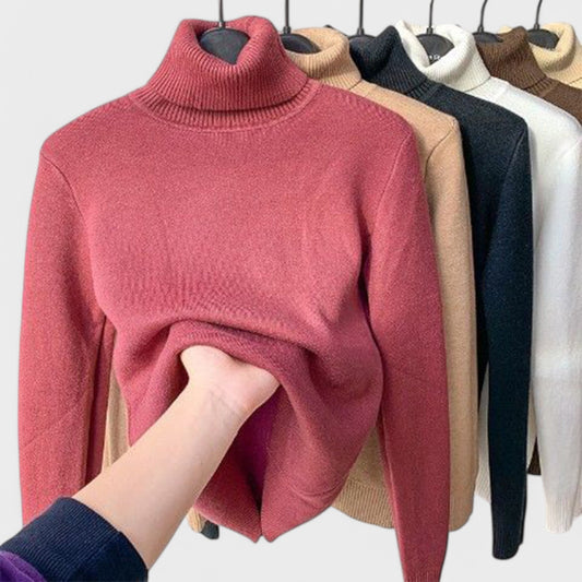 Rosine - Rullekravesweater Til Kvinder