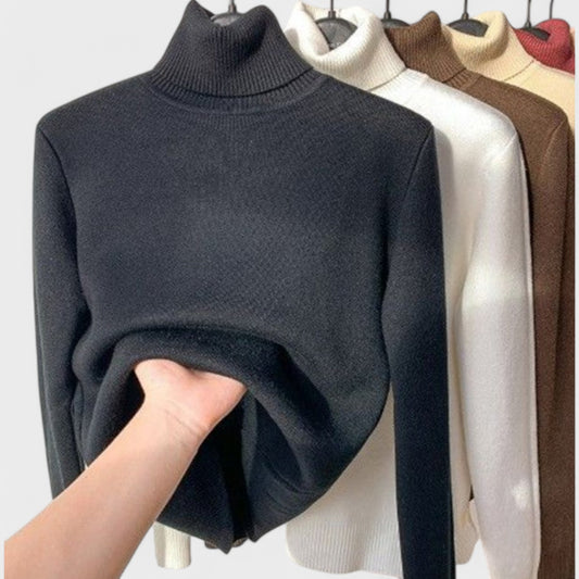 Rosine - Rullekravesweater Til Kvinder