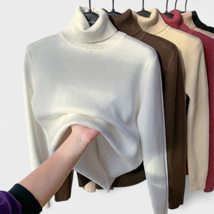Rosine - Rullekravesweater Til Kvinder