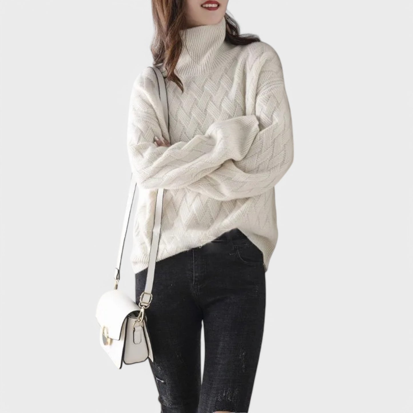 Penny - Sweater Med Høj Hals