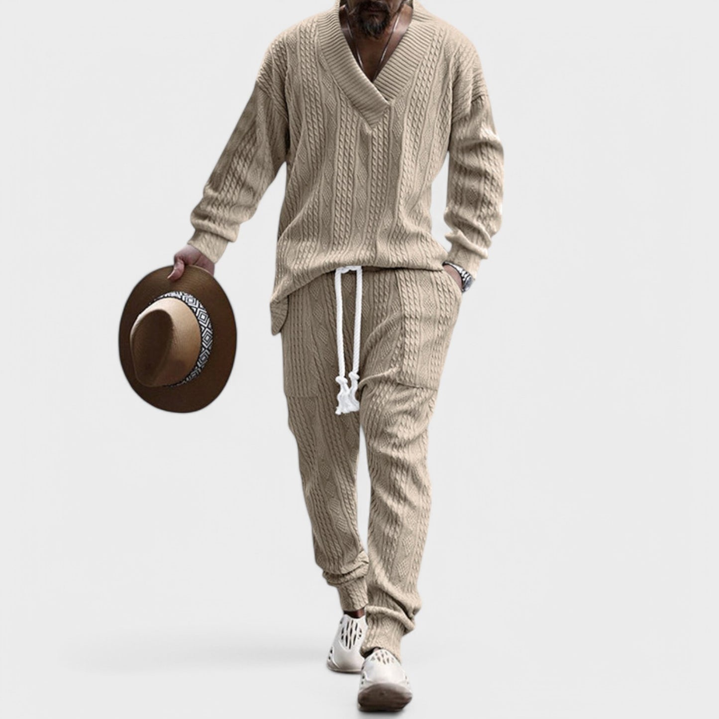 Lars - Athleisure Cable Jacquard-Sæt