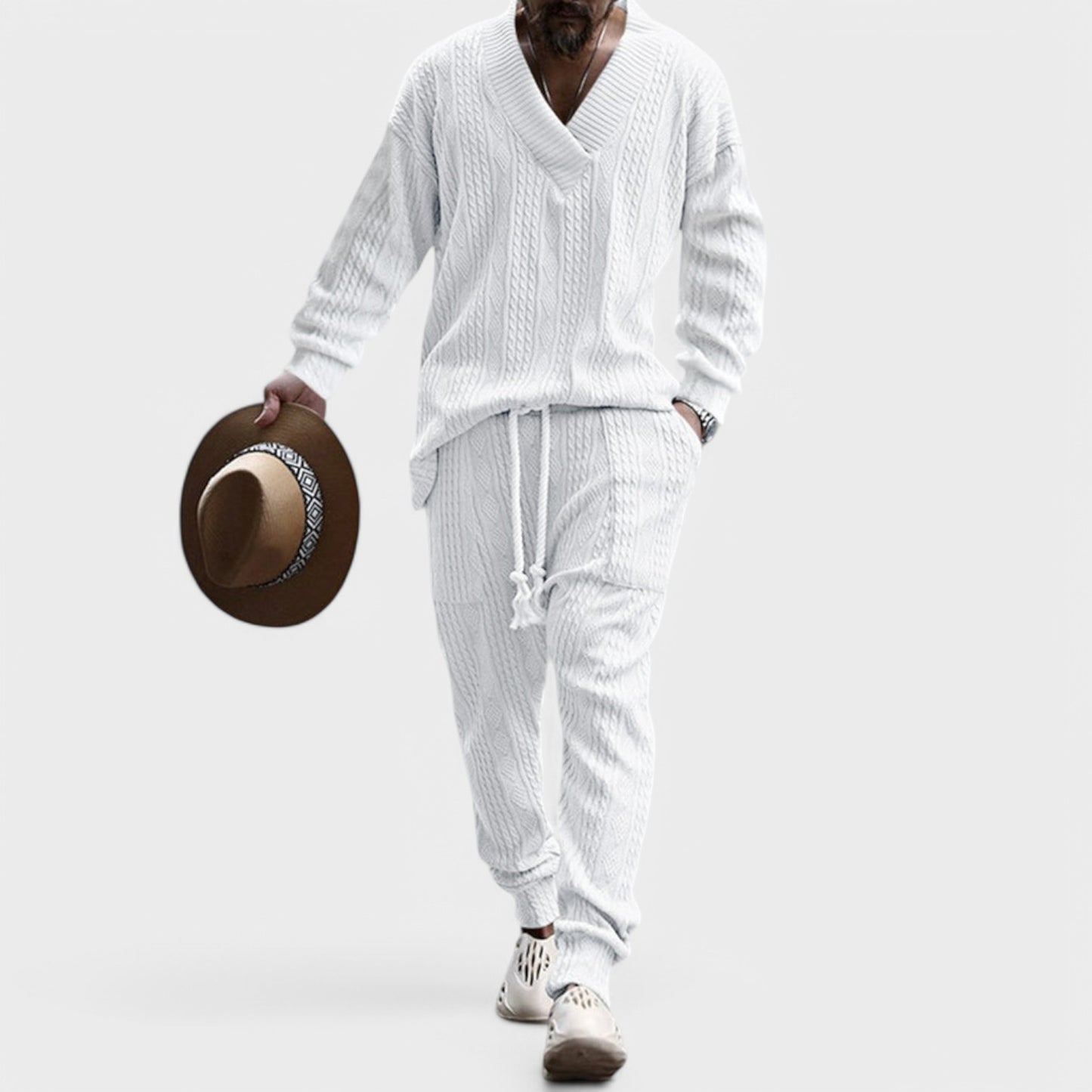 Lars - Athleisure Cable Jacquard-Sæt