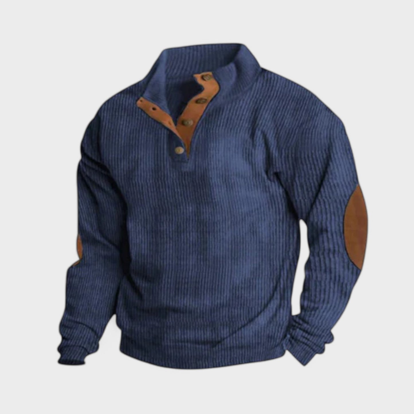 Augustus - Sweater Med Knapper