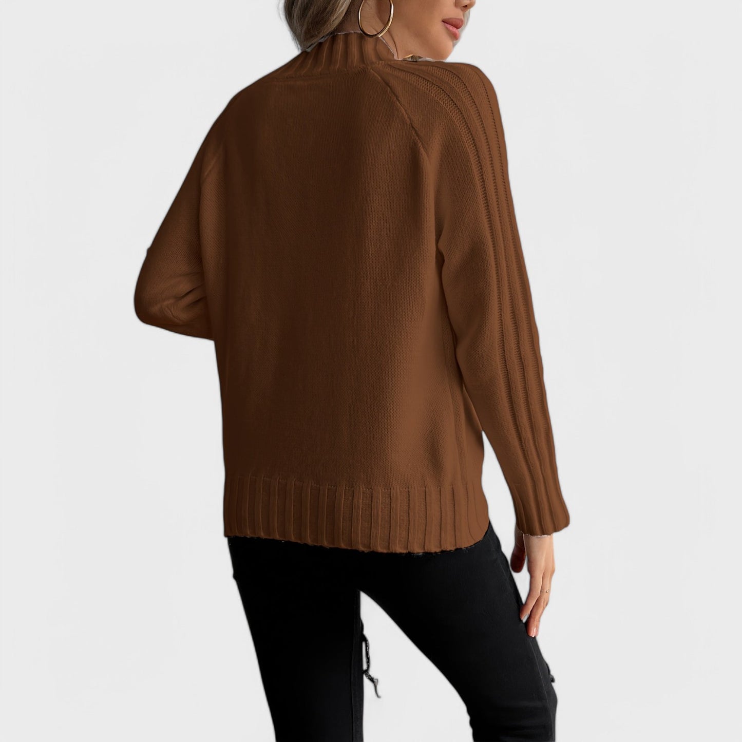 Hannah - Elegancki Strikket Sweater