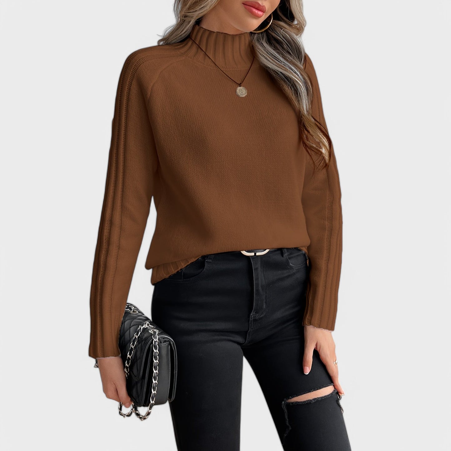 Hannah - Elegancki Strikket Sweater
