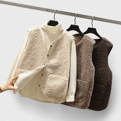 Inge - Klassisk lammeuldsvest