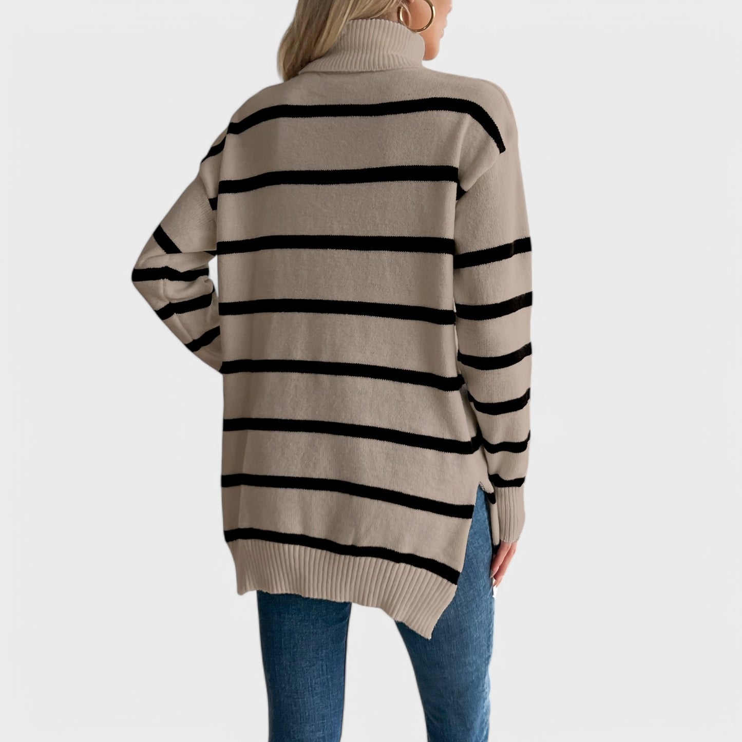 Maya - Stribet Sweater