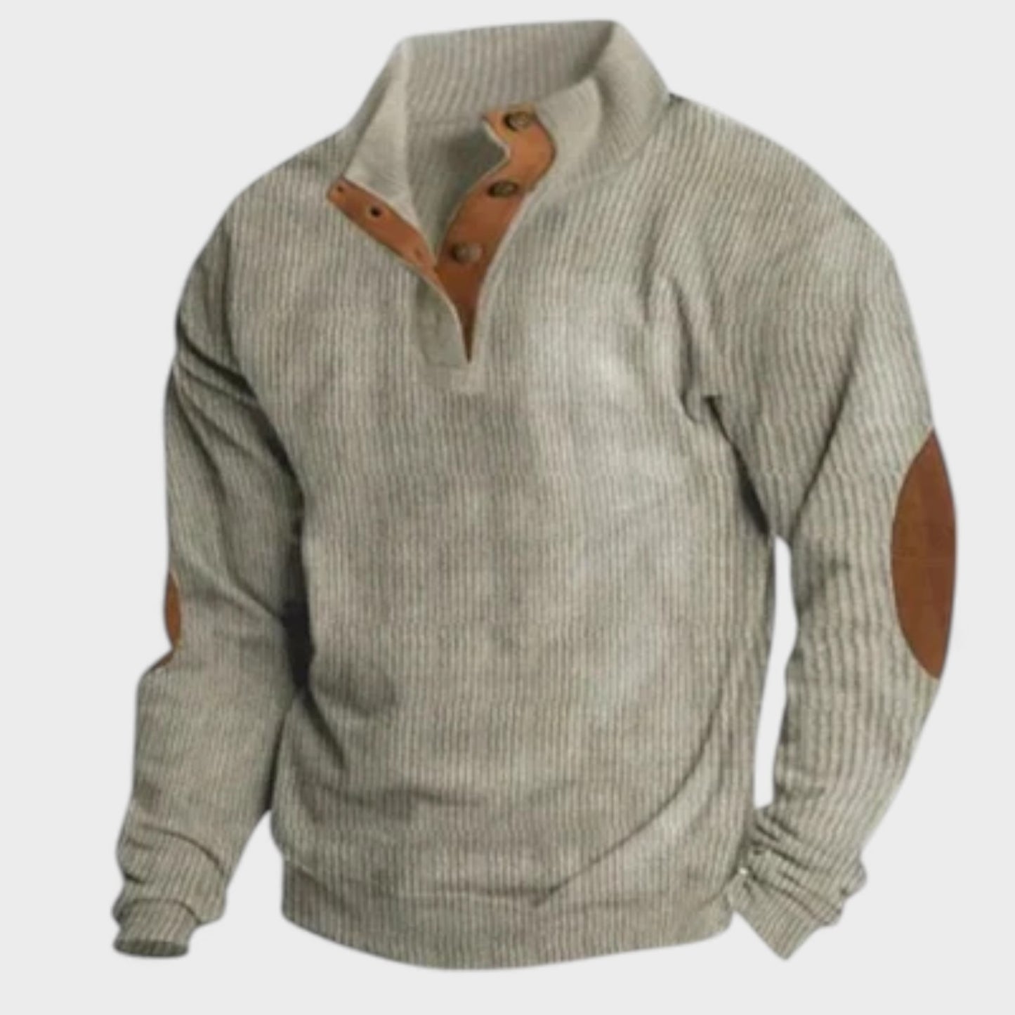 Augustus - Sweater Med Knapper