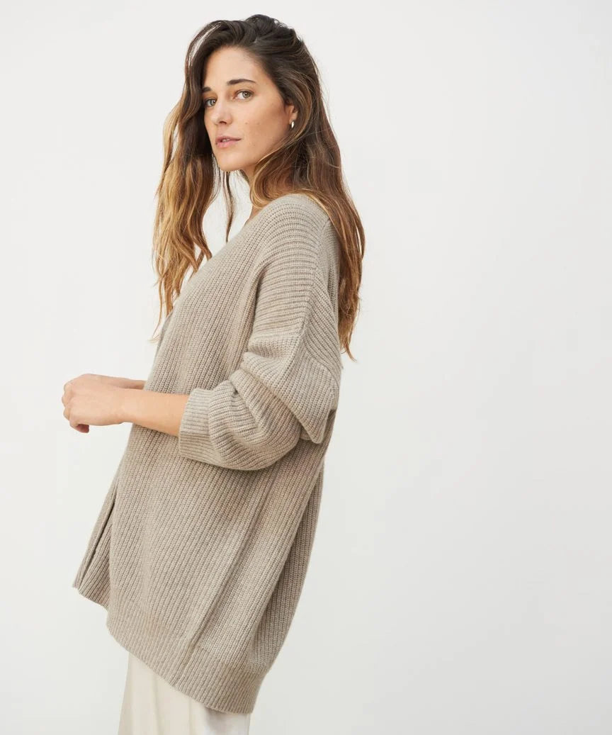 Lulu™ Stilet Cardigan med Knapper