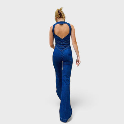 LIVORA - Denim-jumpsuit til kvinder