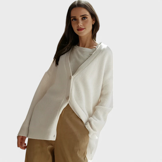 Lulu - Stilet Cardigan Med Knapper