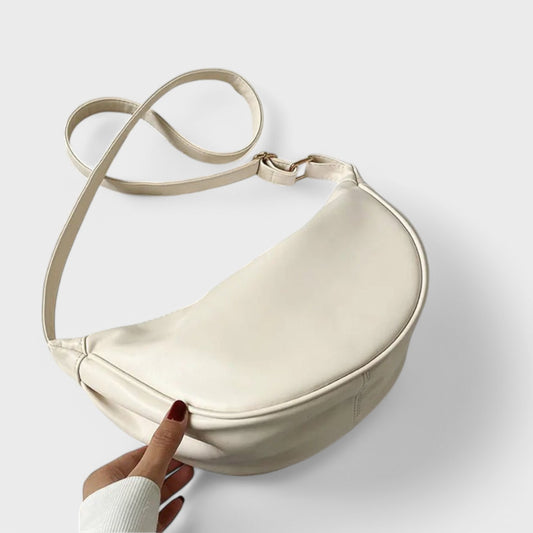 Maria - Minimalistisk Sort Hobo Taske