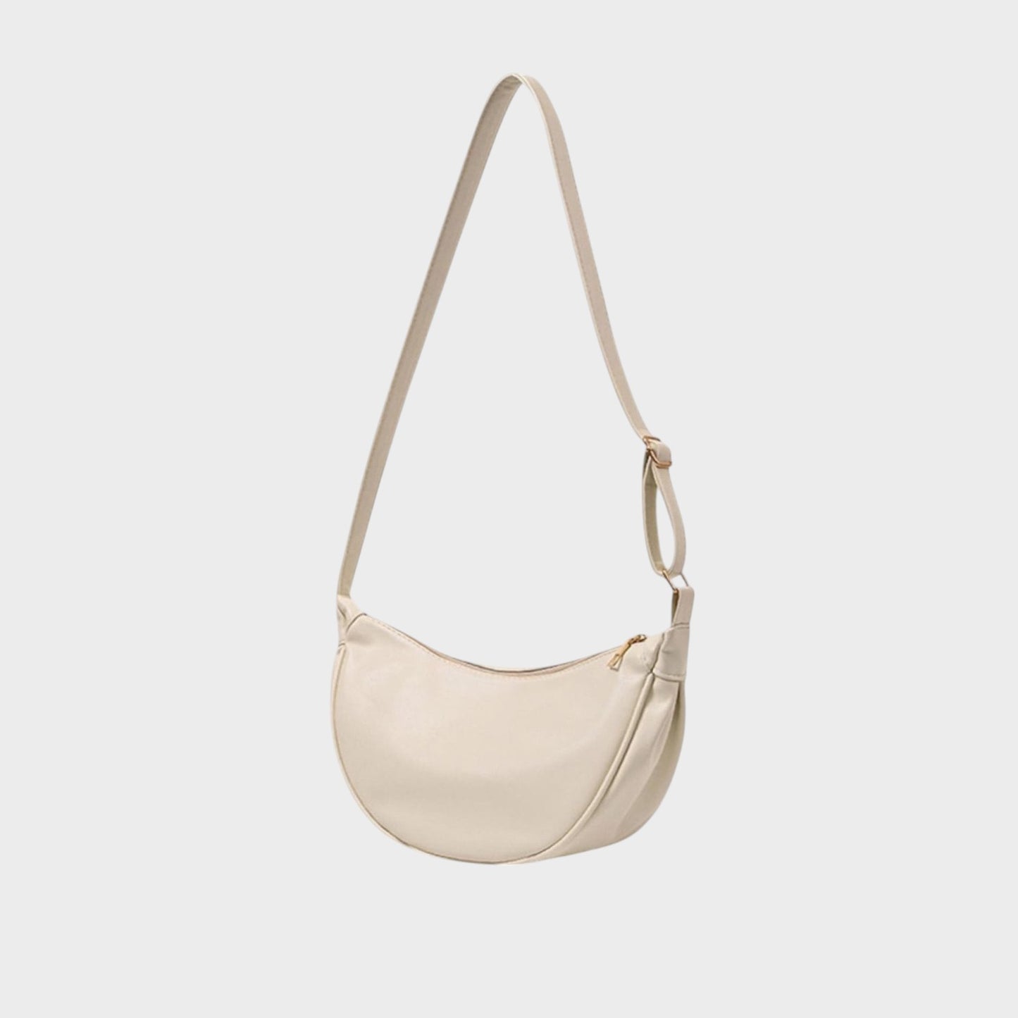 Maria - Minimalistisk Sort Hobo Taske