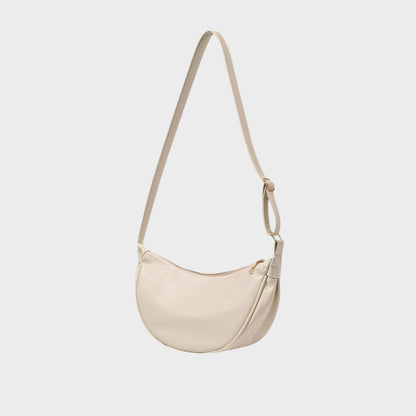 Maria - Minimalistisk Sort Hobo Taske