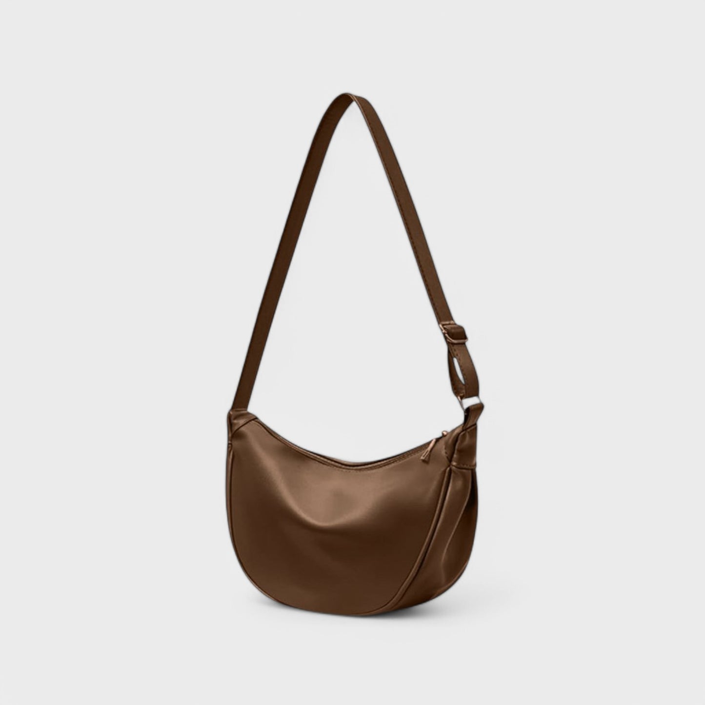 Maria - Minimalistisk Sort Hobo Taske