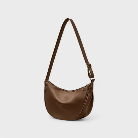 Maria - Minimalistisk Sort Hobo Taske