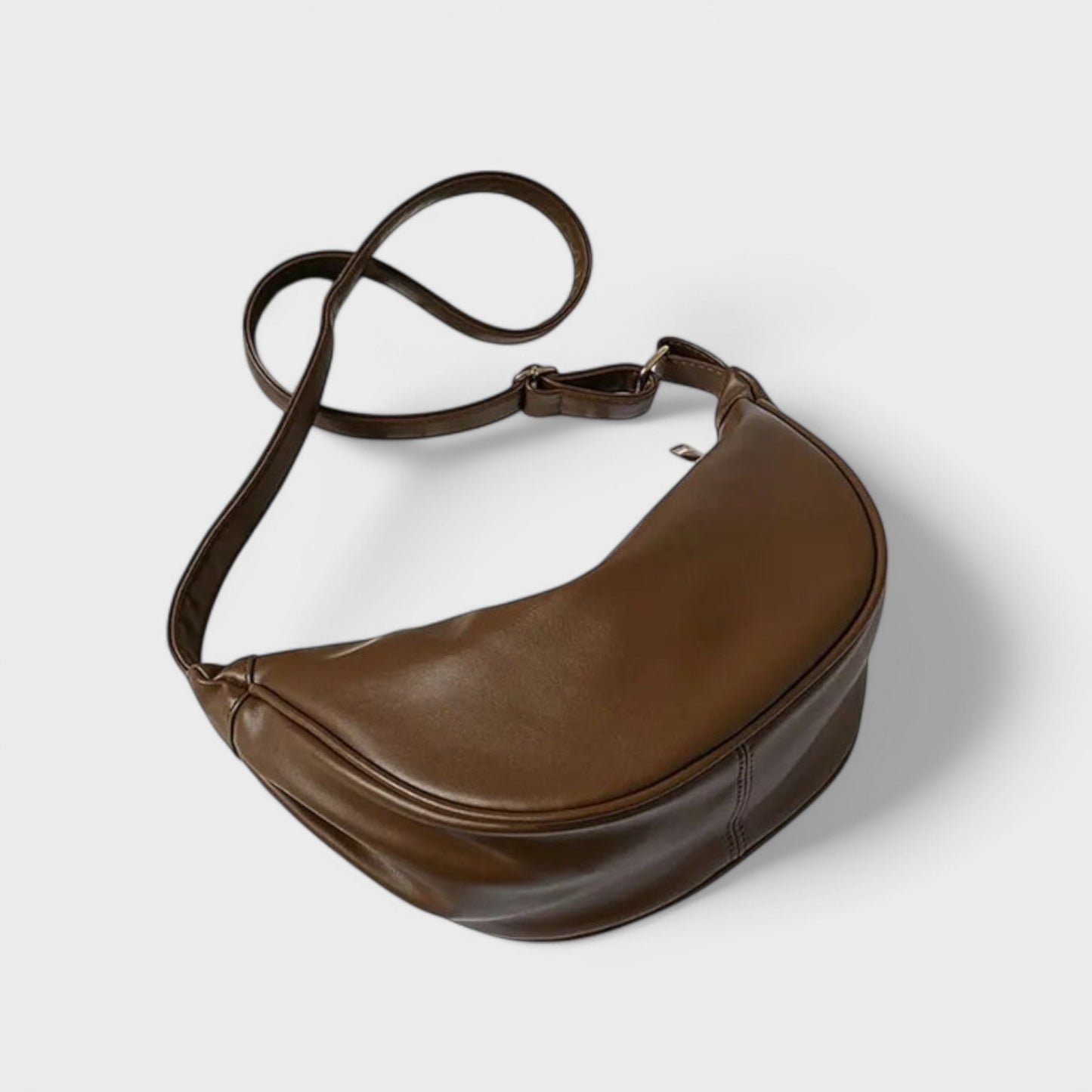 Maria - Minimalistisk Sort Hobo Taske