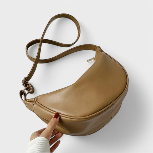 Maria - Minimalistisk Sort Hobo Taske