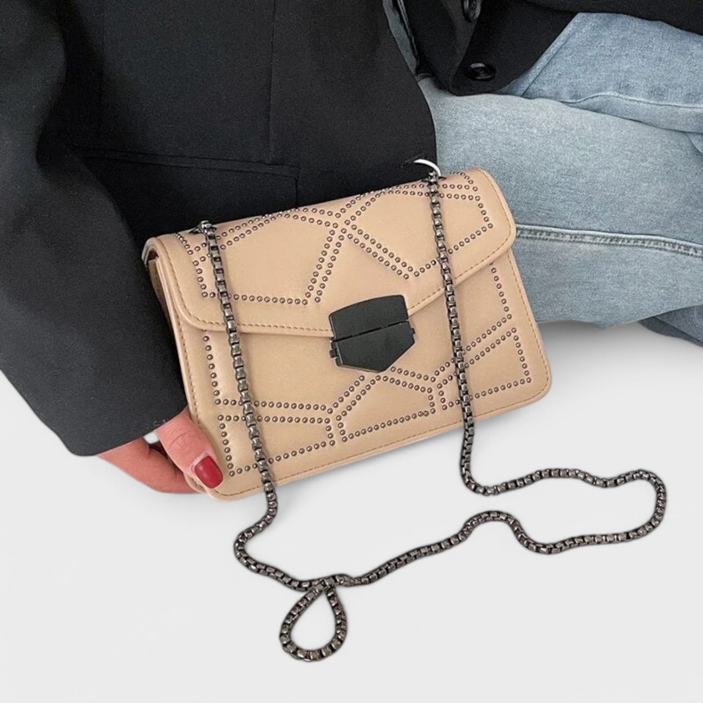 Penille - Quilted Chain Shoulder Bag