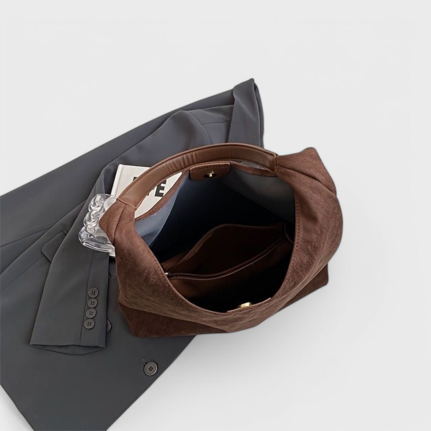 Tine - Suede Tote Bag